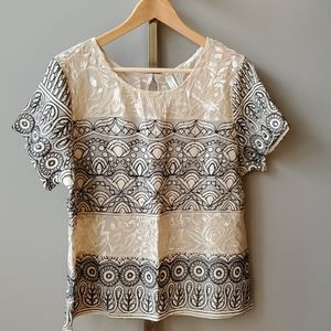 Meadow Rue Embroidered Blouse